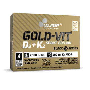 Gold Vit D3 + K2 Sport Edition - 60 caps d'Olimp Nutrition pas cher