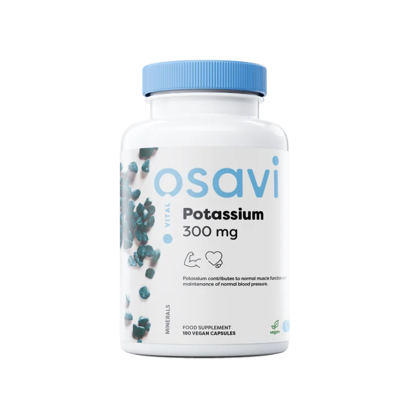 Potassium 300mg - 180 vegan caps - Osavi