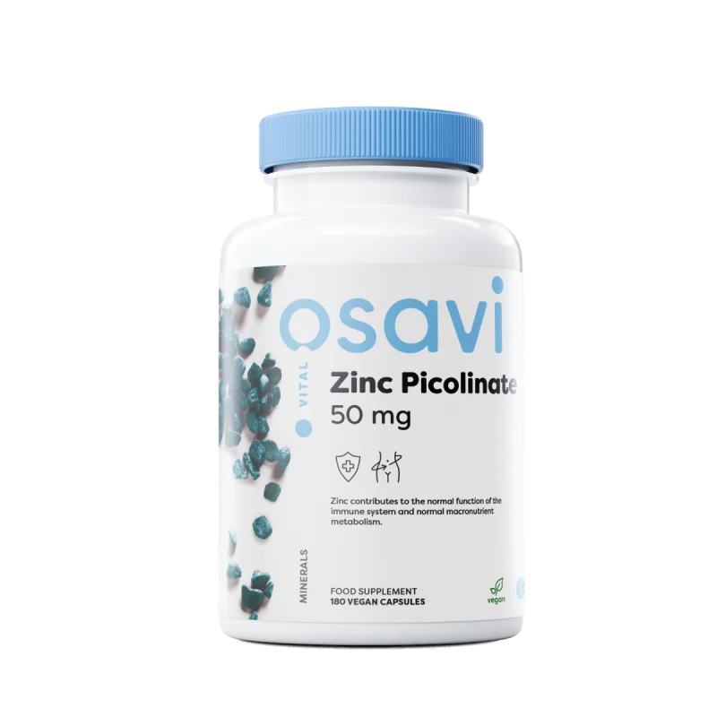Zinc Picolinate 50mg - 180 vegan caps - Osavi