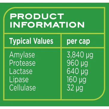 DigeZyme - 90 caps de Reflex Nutrition pas cher - Nutriwellness