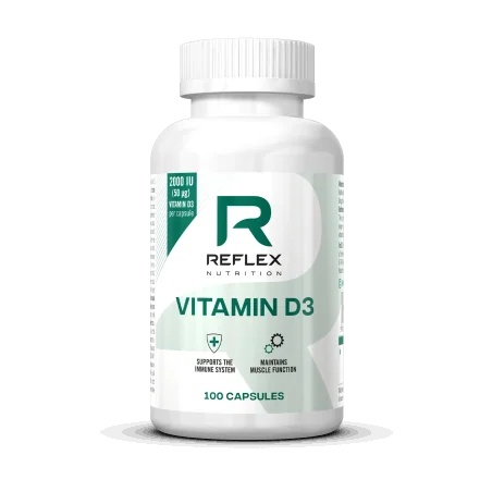 Vitamin D3 - 100 caps de Reflex Nutrition pas cher - Nutriwellness