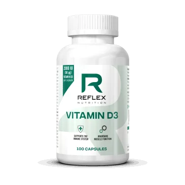 Vitamin D3 - 100 caps de Reflex Nutrition pas cher - Nutriwellness