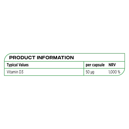 Vitamin D3 - 100 caps - Reflex Nutrition