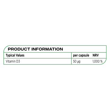 Vitamin D3 - 100 caps de Reflex Nutrition pas cher - Nutriwellness