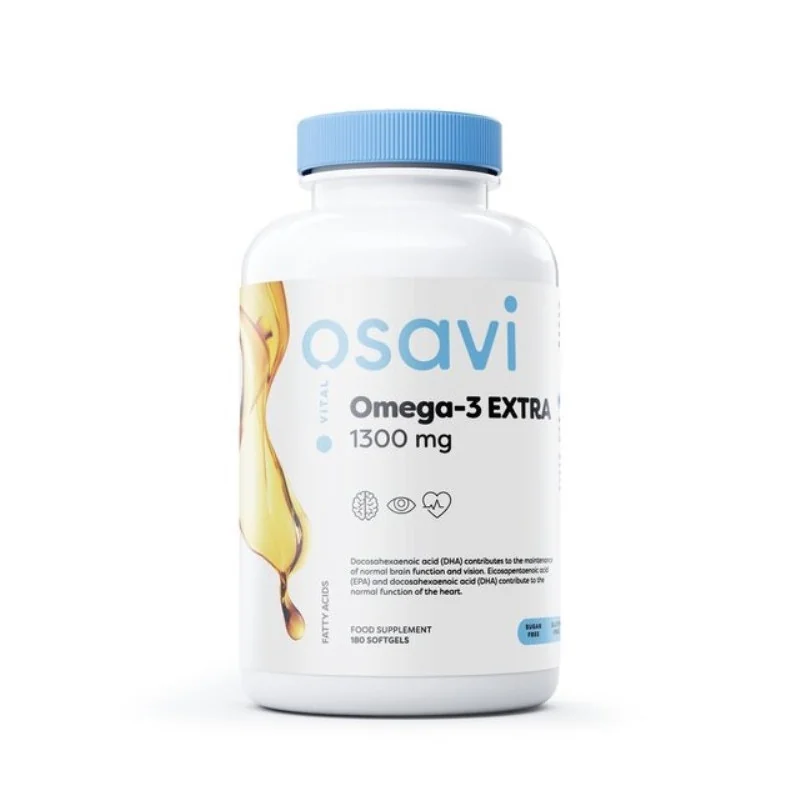 Omega-3 Extra, 1300mg (Lemon) - 180 softgels - Osavi