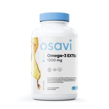 Omega-3 Extra, 1300mg (Lemon) - 180 softgels d'Osavi pas cher