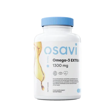 Omega-3 Extra, 1300mg (Lemon) - 120 softgels d'Osavi pas cher