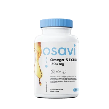 Omega-3 Extra, 1300mg (Lemon) - 60 softgels d'Osavi pas cher