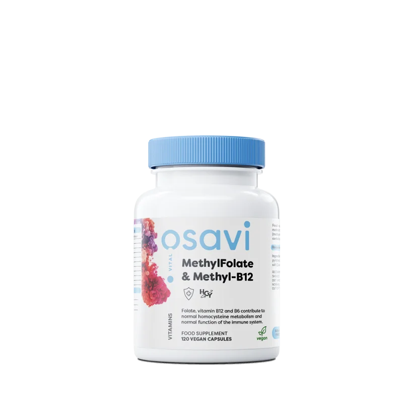 MethylFolate & Methyl-B12 - 120 vegan caps - Osavi