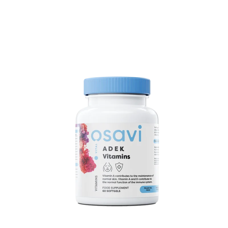 ADEK Vitamins vegan - 60 softgels - Osavi
