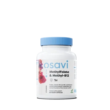 MethylFolate & Methyl-B12 - 60 vegan caps d'Osavi - Nutriwellness