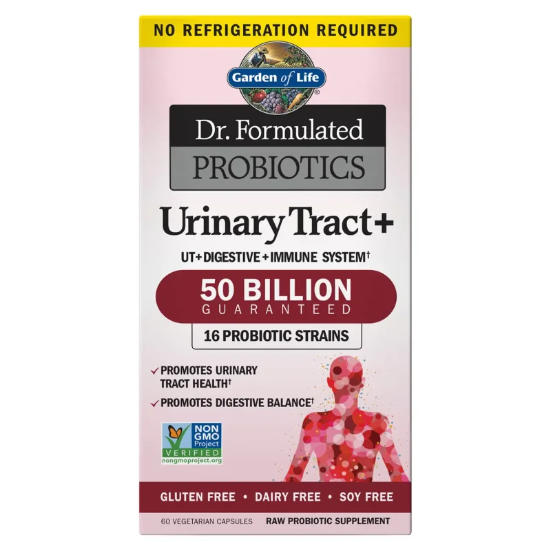 Dr. Formulated Probiotics Urinary Tract+ - 60 vcaps - Garden of Life Dr. Formulated Probiotics Urinary Tract+ - 60 vcaps - Garden of Life