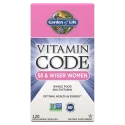 Vitamin Code 50 & Wiser Women - 120 vcaps - Garden of Life