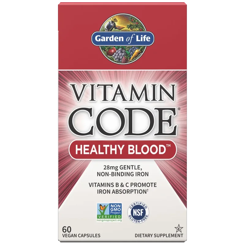 Vitamin Code Healthy Blood - 60 vcaps - Garden of Life