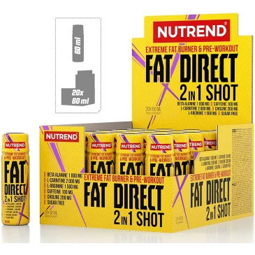 Fat Direct 2in1 Shot - 20 x 60 ml de Nutrend pas cher - Nutriwellness