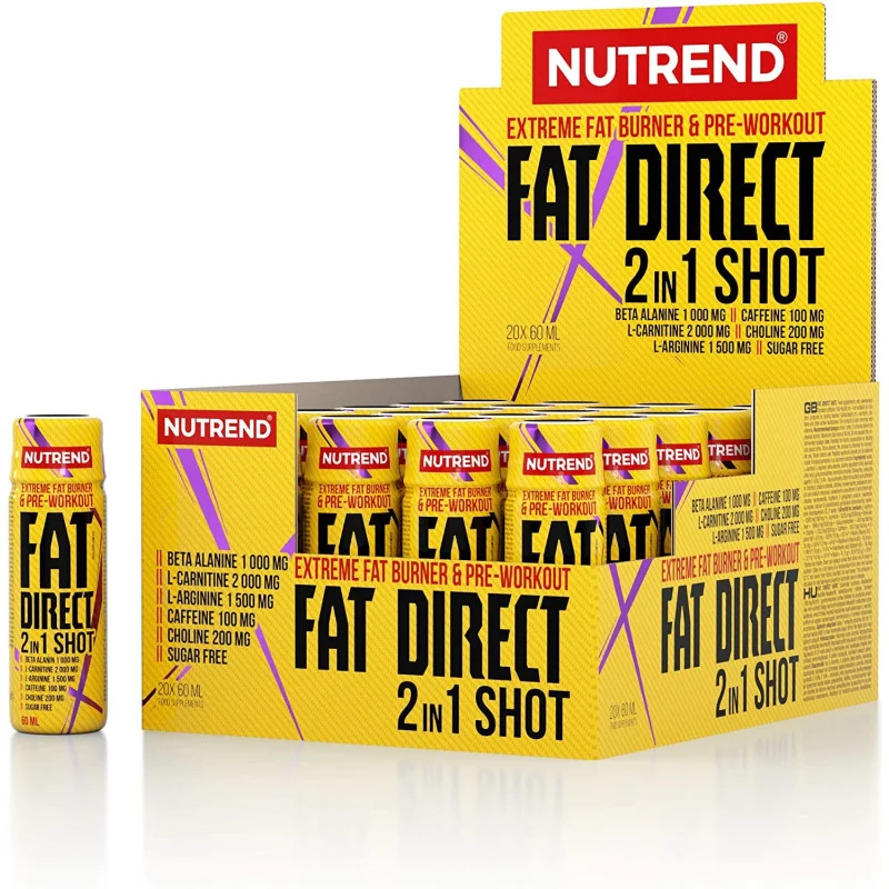 Fat Direct 2in1 Shot - 20 x 60 ml - Nutrend