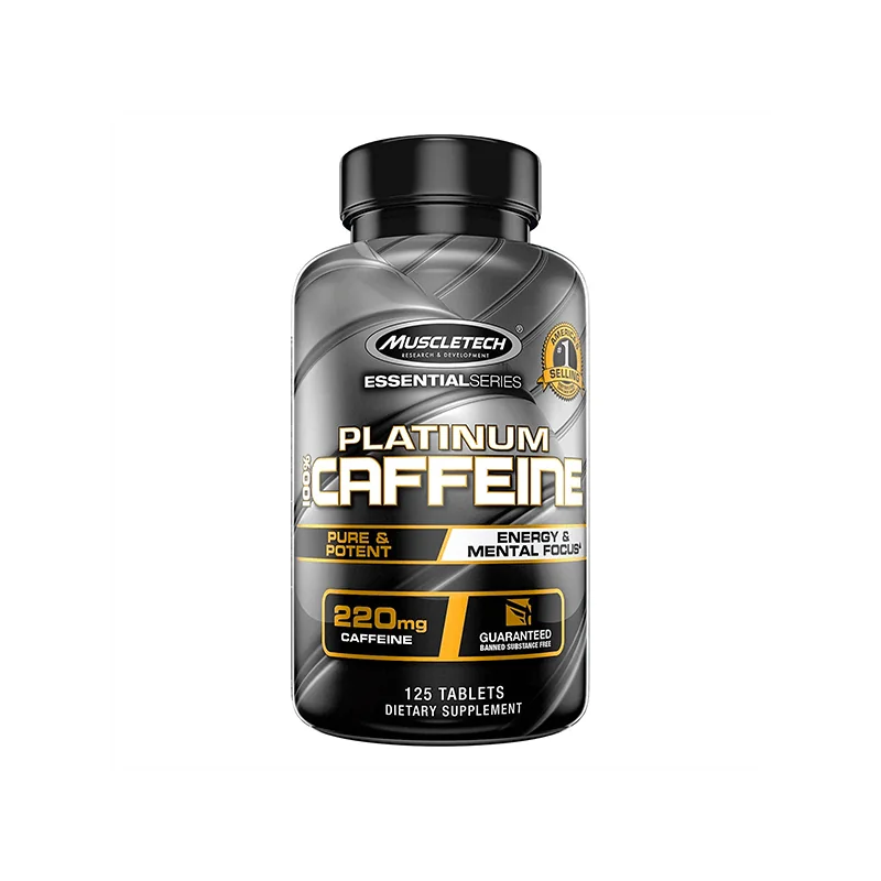 Platinum Caféine, 220mg - 125 comprimés - Muscletech