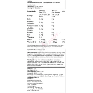 C4 Explosive Energy Drink - 12 x 500 ml - Cellucor