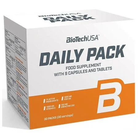 Daily Pack - 30 packs de BioTechUSA pas cher - Nutriwellness