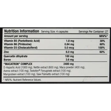 Macatron - 108 caps de Scitec Nutrition pas cher - Nutriwellness