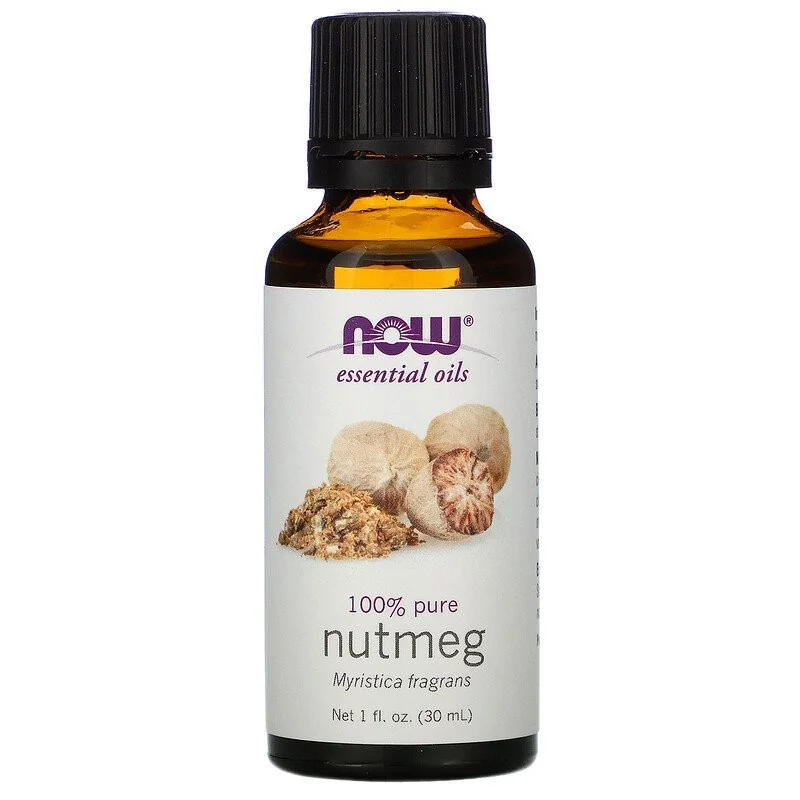 Essential Oil, Nutmeg Oil - 30 ml - NOW Foods