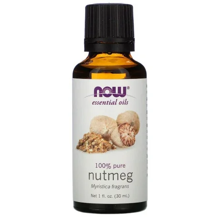 Essential Oil, Nutmeg Oil - 30 ml de NOW Foods pas cher - Nutriwellness