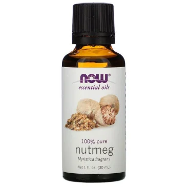 Essential Oil, Nutmeg Oil - 30 ml de NOW Foods pas cher - Nutriwellness