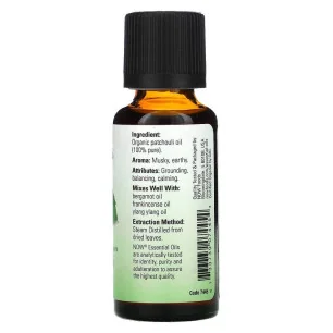 Essential Oil, Patchouli Oil - 30 ml - NOW Foods