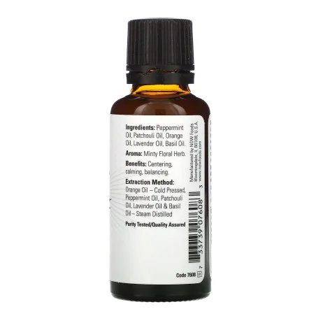 Essential Oil, Peace & Harmony Oil Blend - 30 ml - NOW Foods