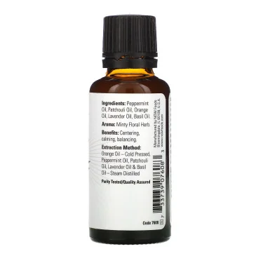 Essential Oil, Peace & Harmony Oil Blend - 30 ml de NOW Foods