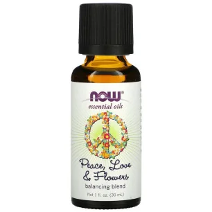 Essential Oil, Peace Love & Flowers Oil Blend - 30 ml de NOW Foods