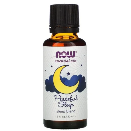 Essential Oil, Peaceful Sleep Oil - 30 ml de NOW Foods pas cher