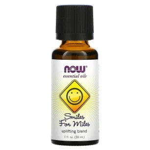 Essential Oil, Smiles for Miles Oil Blend - 30 ml NOW Foods pas cher