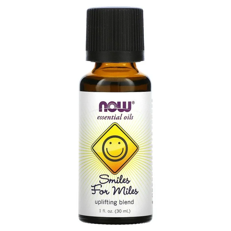 Essential Oil, Smiles for Miles Oil Blend - 30 ml - NOW Foods