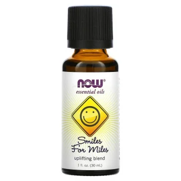 Essential Oil, Smiles for Miles Oil Blend - 30 ml NOW Foods pas cher