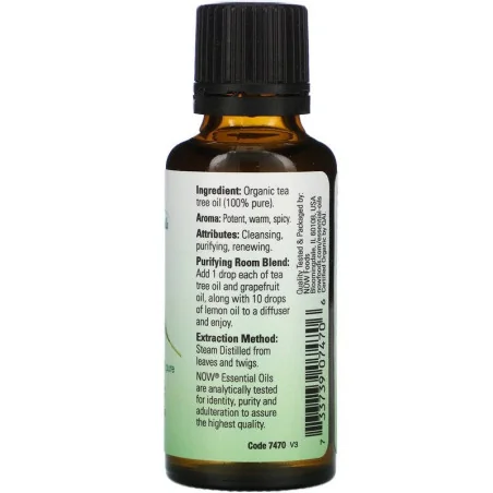 Essential Oil, Tea Tree Oil - 30 ml - NOW Foods