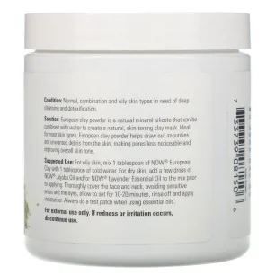 European Clay Powder - 170 grams - NOW Foods