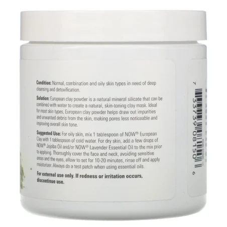 European Clay Powder - 170 grams - NOW Foods