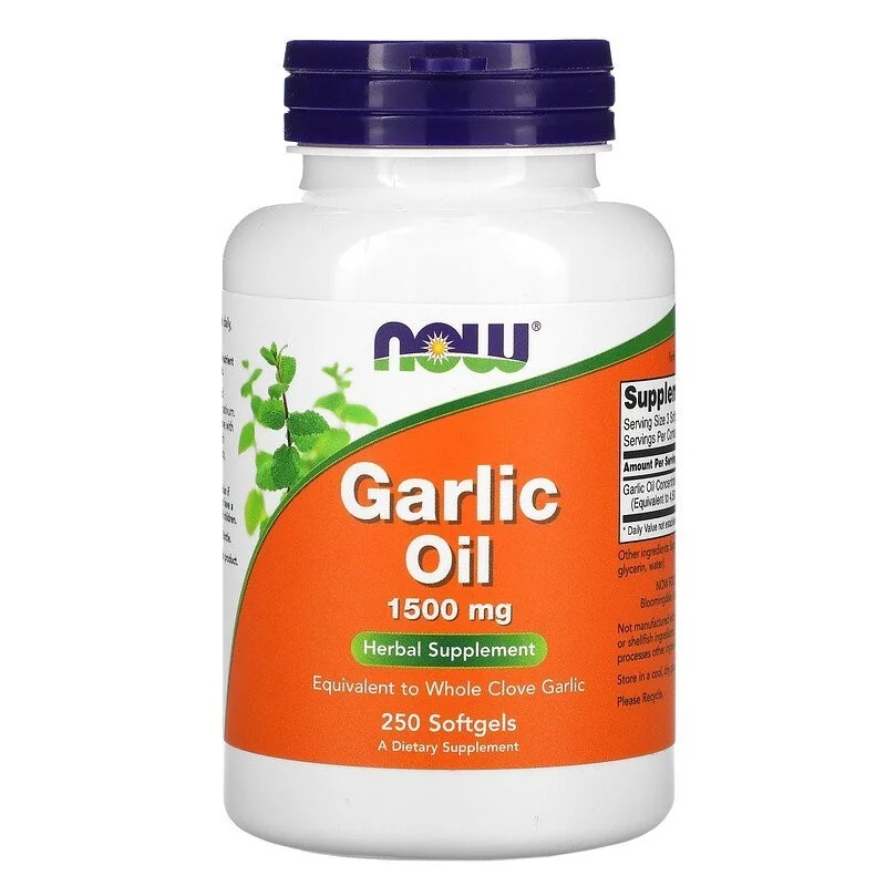 Garlic Oil - 1500mg - 250 softgels - NOW Foods