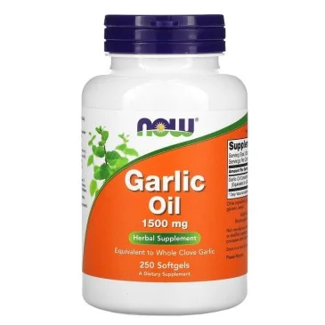 Garlic Oil - 1500mg - 250 softgels de NOW Foods pas cher
