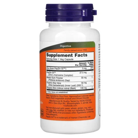 Gastro Comfort with PepZin GI - 60 vcaps - NOW Foods