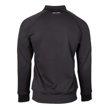 Wenden Track Jacket Black/White de Gorilla Wear pas cher