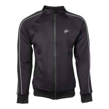 Wenden Track Jacket Black/White de Gorilla Wear pas cher