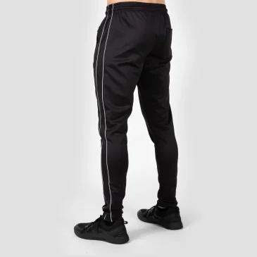 Wenden Track Pants Black/White de Gorilla Wear pas cher - Nutriwellness