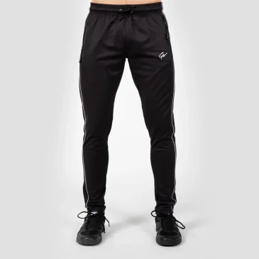 Wenden Track Pants Black/White de Gorilla Wear pas cher - Nutriwellness