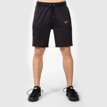 Wenden Track Shorts Black/Gold de Gorilla Wear pas cher - Nutriwellness