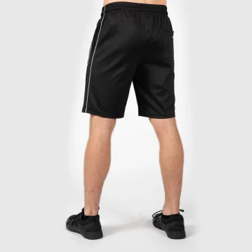 Wenden Track Shorts Black/White de Gorilla Wear pas cher - Nutriwellness