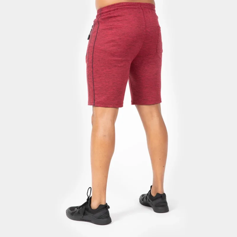 Wenden Track Shorts Burgundy Red - Gorilla Wear