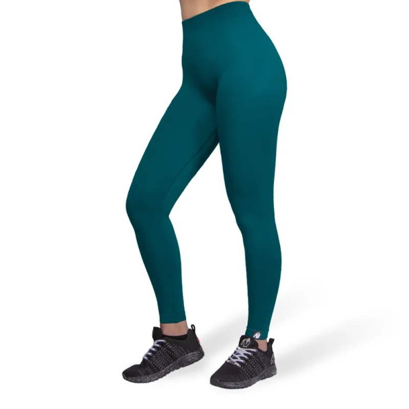 Yava Seamless Leggings (Olive Green) - Gorilla Wear
