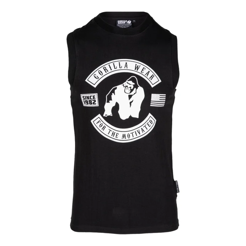 Tulsa Tank Top (Black) - Gorilla Wear